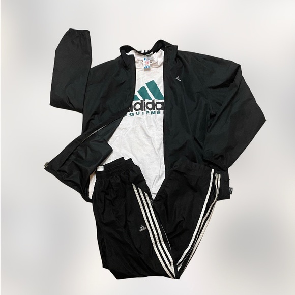 adidas Other - Vintage 80s-90s single stitch  t shirt and VTG 2001 clima proof tracksui…